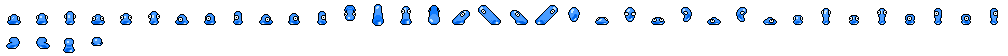 Blue Shog · sprite sheet