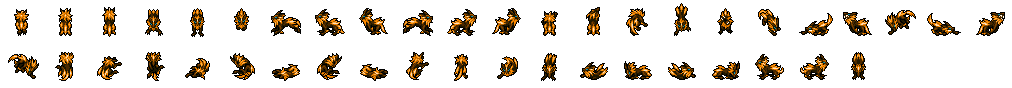 Earth Hound · sprite sheet