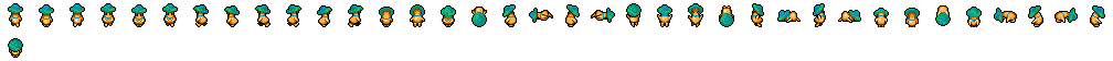 Masa neblina · hoja de sprites