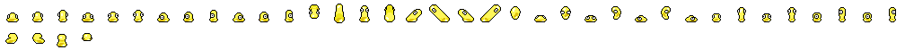 Yellow Shog · sprite sheet